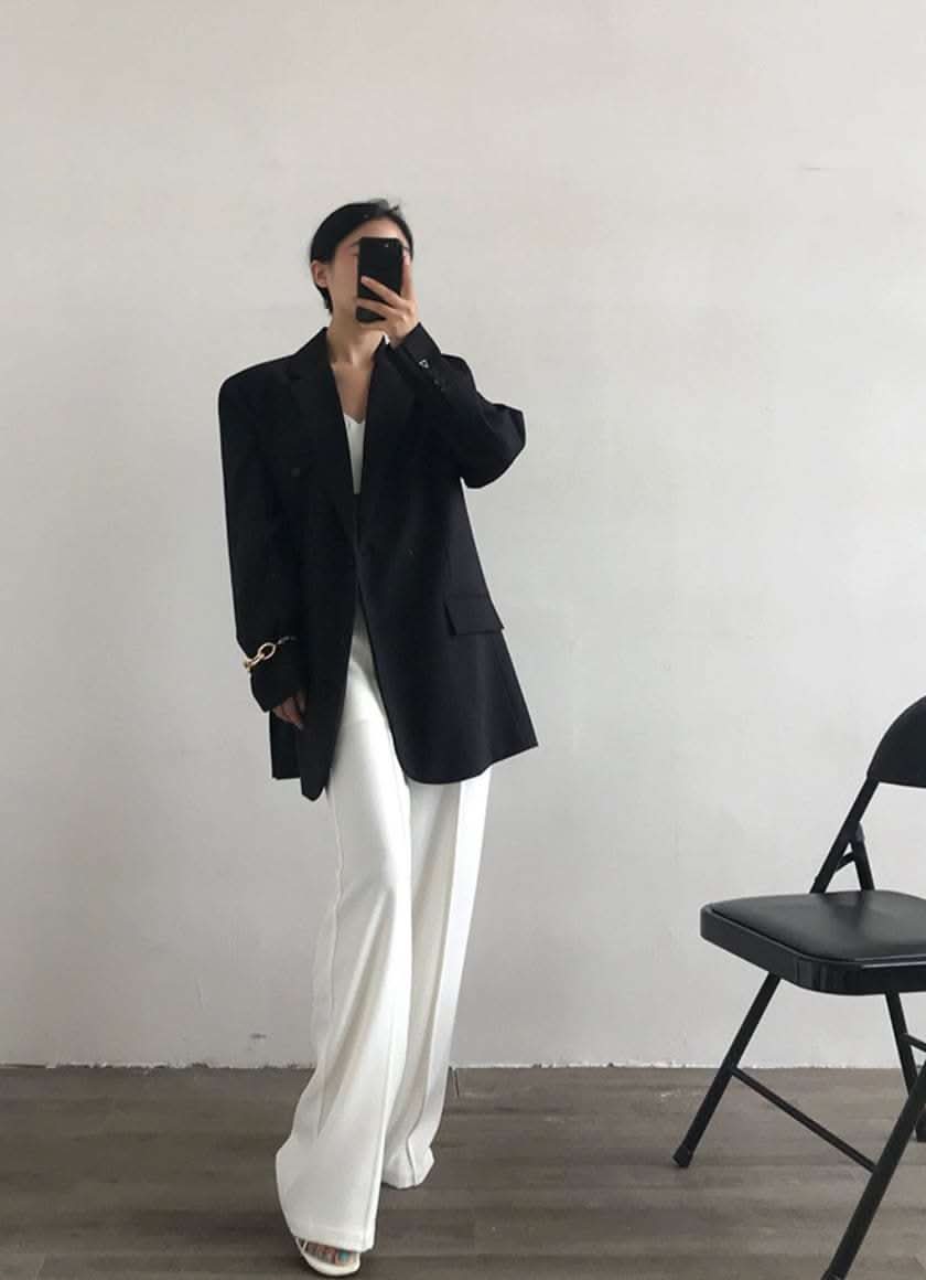 【動画あり】トライアングル金具ポイントジャケット　２色展開 - select store mirror me【動画あり】トライアングル金具ポイントジャケット　２色展開194869270mirror meselect store mirror me194869270S