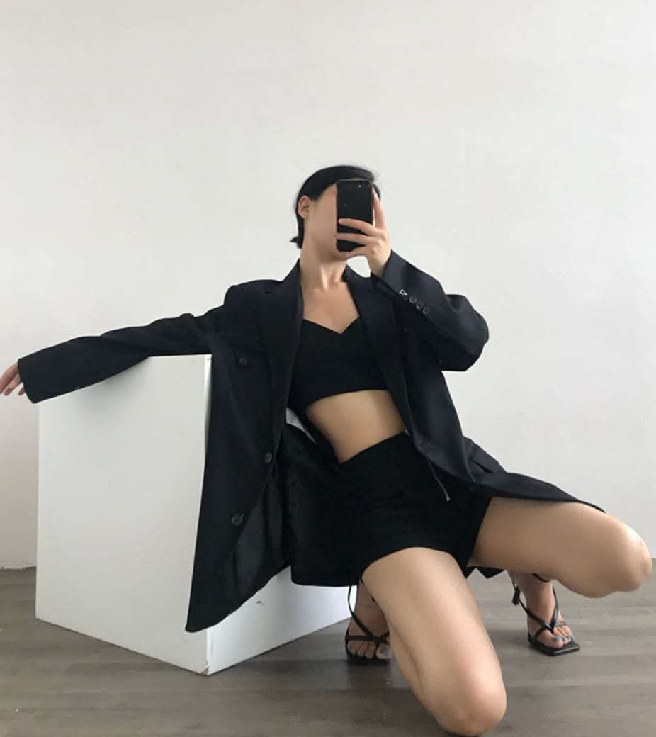 【動画あり】トライアングル金具ポイントジャケット　２色展開 - select store mirror me【動画あり】トライアングル金具ポイントジャケット　２色展開194869270mirror meselect store mirror me194869270S