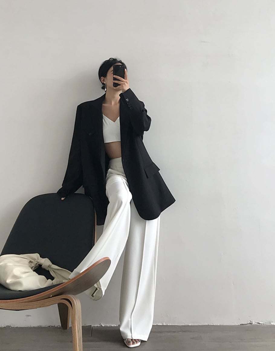 【動画あり】トライアングル金具ポイントジャケット　２色展開 - select store mirror me【動画あり】トライアングル金具ポイントジャケット　２色展開194869270mirror meselect store mirror me194869270S