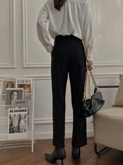 【動画あり】ウエストベルトスラックスシンプルパンツ　２色展開 - select store mirror me【動画あり】ウエストベルトスラックスシンプルパンツ　２色展開197257722mirror meselect store mirror me197257722ライトブラウンS
