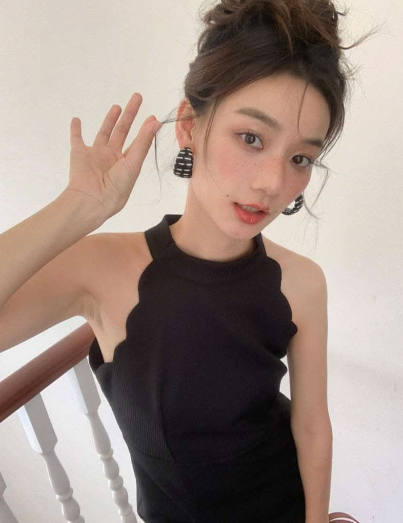 【動画あり】スカラップホルターネックミニワンピース　２色展開 - select store mirror me【動画あり】スカラップホルターネックミニワンピース　２色展開198658322mirror meselect store mirror me198658322ライトグリーンS