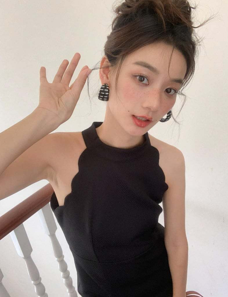 【動画あり】スカラップホルターネックミニワンピース　２色展開 - select store mirror me【動画あり】スカラップホルターネックミニワンピース　２色展開198658322mirror meselect store mirror me198658322ライトグリーンS