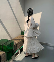 パールフロントシフォンブラウス　２色展開 - select store mirror meパールフロントシフォンブラウス　２色展開198667140mirror meselect store mirror me198667140ホワイト