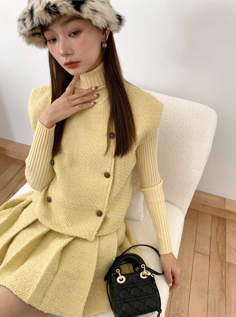 【動画あり】スプリングツイードスカートセットアップ　２色展開 - select store mirror me【動画あり】スプリングツイードスカートセットアップ　２色展開199108763mirror meselect store mirror me199108763ホワイトS