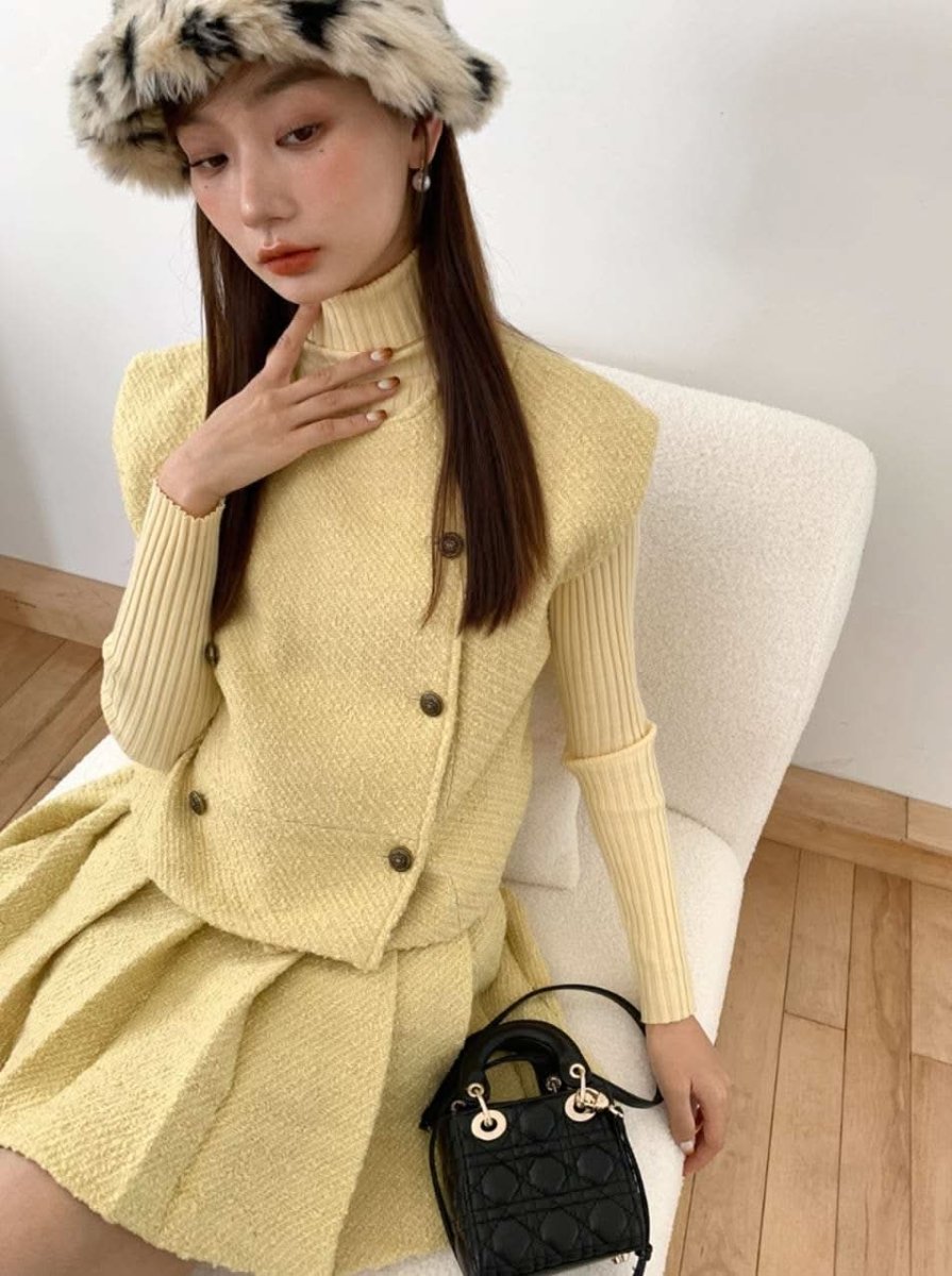 【動画あり】スプリングツイードスカートセットアップ　２色展開 - select store mirror me【動画あり】スプリングツイードスカートセットアップ　２色展開199108763mirror meselect store mirror me199108763ホワイトS
