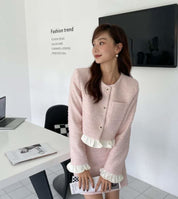 【動画あり】春カラーツイードフリルスカートセットアップ　２色展開 - select store mirror me【動画あり】春カラーツイードフリルスカートセットアップ　２色展開199273216mirror meselect store mirror me199273216ピンクS
