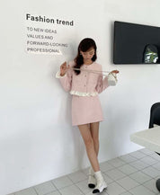 【動画あり】春カラーツイードフリルスカートセットアップ　２色展開 - select store mirror me【動画あり】春カラーツイードフリルスカートセットアップ　２色展開199273216mirror meselect store mirror me199273216ピンクS