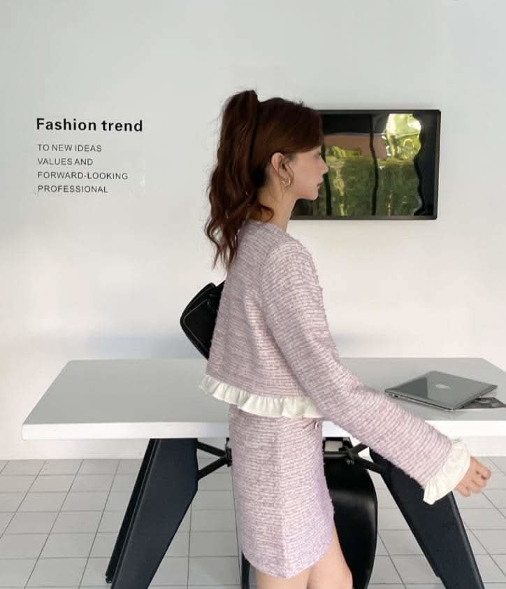 【動画あり】春カラーツイードフリルスカートセットアップ　２色展開 - select store mirror me【動画あり】春カラーツイードフリルスカートセットアップ　２色展開199273216mirror meselect store mirror me199273216ピンクS