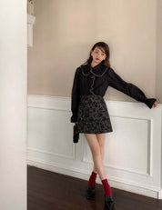 【動画あり】バイカラーフロントビッグフリルブラウス　２色展開 - select store mirror me【動画あり】バイカラーフロントビッグフリルブラウス　２色展開199280809mirror meselect store mirror me199280809ホワイトS