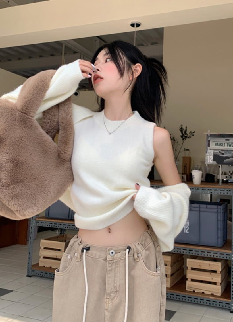 ふんわりニットカーディガン２点セット　２色展開 - select store mirror meふんわりニットカーディガン２点セット　２色展開190041946mirror meselect store mirror me190041946ホワイト