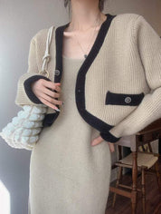【動画あり】バイカラージャケット＆スカート２点セット　２色展開 - select store mirror me【動画あり】バイカラージャケット＆スカート２点セット　２色展開193735162mirror meselect store mirror me193735162ベージュ