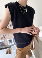 マルチカラー変形ニットトップス２点セット　２色展開 - select store mirror meマルチカラー変形ニットトップス２点セット　２色展開197043525mirror meselect store mirror me197043525ホワイト