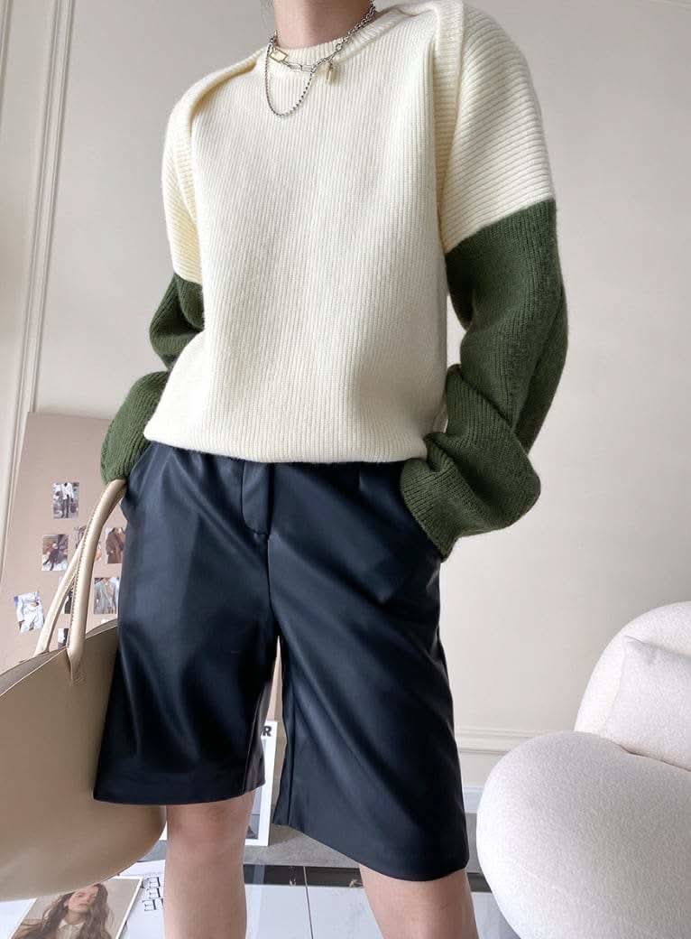 マルチカラー変形ニットトップス２点セット　２色展開 - select store mirror meマルチカラー変形ニットトップス２点セット　２色展開197043525mirror meselect store mirror me197043525ホワイト