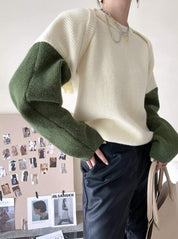 マルチカラー変形ニットトップス２点セット　２色展開 - select store mirror meマルチカラー変形ニットトップス２点セット　２色展開197043525mirror meselect store mirror me197043525ホワイト