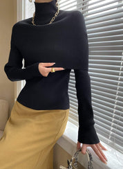 【動画あり】タートルケープニットトップス２点セット　２色展開 - select store mirror me【動画あり】タートルケープニットトップス２点セット　２色展開197268447mirror meselect store mirror me197268447ホワイト