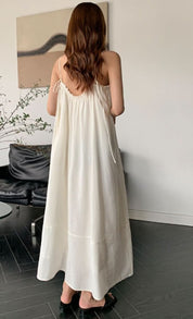 華奢ラインオープンロングワンピース　２色展開 - select store mirror me華奢ラインオープンロングワンピース　２色展開201146034mirror meselect store mirror me201146034ホワイト