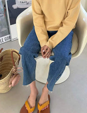 【動画あり】ストレート切りっぱなしブルーデニムパンツ　２色展開 - select store mirror me【動画あり】ストレート切りっぱなしブルーデニムパンツ　２色展開201350302mirror meselect store mirror me201350302ライトブルーS