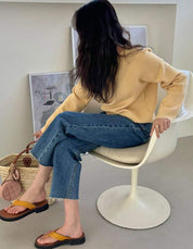 【動画あり】ストレート切りっぱなしブルーデニムパンツ　２色展開 - select store mirror me【動画あり】ストレート切りっぱなしブルーデニムパンツ　２色展開201350302mirror meselect store mirror me201350302ライトブルーS