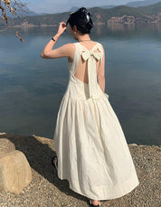 【動画あり】バックリボンスクエアオープンワンピース　２色展開 - select store mirror me【動画あり】バックリボンスクエアオープンワンピース　２色展開202353072mirror meselect store mirror me202353072アイボリーS