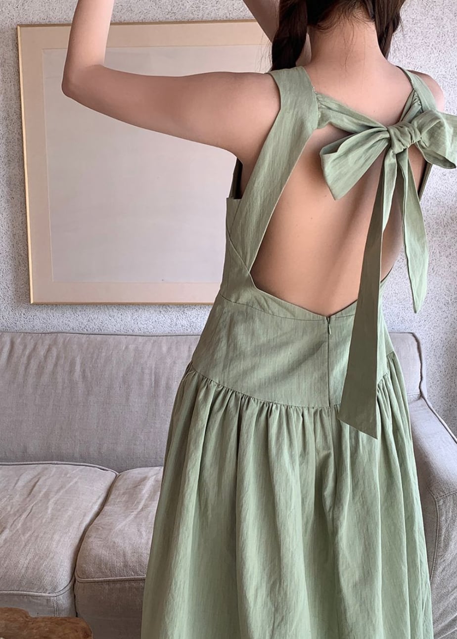 【動画あり】バックリボンスクエアオープンワンピース　２色展開 - select store mirror me【動画あり】バックリボンスクエアオープンワンピース　２色展開202353072mirror meselect store mirror me202353072アイボリーS