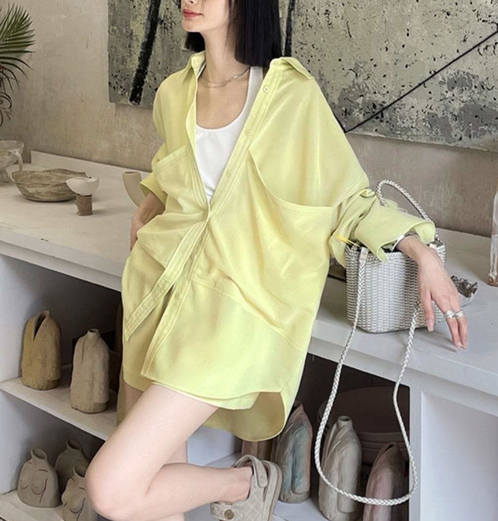【動画あり】ビタミンカラーシャツ＆パンツセットアップ　２色展開 - select store mirror me【動画あり】ビタミンカラーシャツ＆パンツセットアップ　２色展開204219935mirror meselect store mirror me204219935イエローS