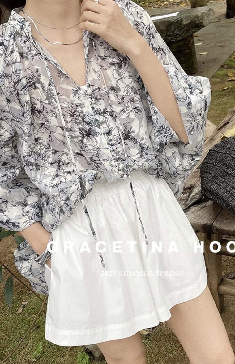【動画あり】シフォンランタンスリーブブラウス　２色展開 - select store mirror me【動画あり】シフォンランタンスリーブブラウス　２色展開204222495mirror meselect store mirror me204222495ベージュ