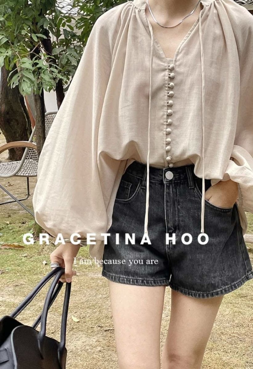 【動画あり】シフォンランタンスリーブブラウス　２色展開 - select store mirror me【動画あり】シフォンランタンスリーブブラウス　２色展開204222495mirror meselect store mirror me204222495ベージュ