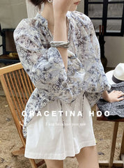 【動画あり】シフォンランタンスリーブブラウス　２色展開 - select store mirror me【動画あり】シフォンランタンスリーブブラウス　２色展開204222495mirror meselect store mirror me204222495ベージュ