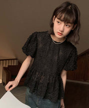 【動画あり】立体フラワーサークルレースブラウス　２色展開 - select store mirror me【動画あり】立体フラワーサークルレースブラウス　２色展開204452633mirror meselect store mirror me204452633ホワイト