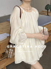 【動画あり】ショルダーカットシフォンフレアセットアップ　２色展開 - select store mirror me【動画あり】ショルダーカットシフォンフレアセットアップ　２色展開204748990mirror meselect store mirror me204748990ホワイトS