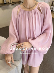 【動画あり】ショルダーカットシフォンフレアセットアップ　２色展開 - select store mirror me【動画あり】ショルダーカットシフォンフレアセットアップ　２色展開204748990mirror meselect store mirror me204748990ホワイトS