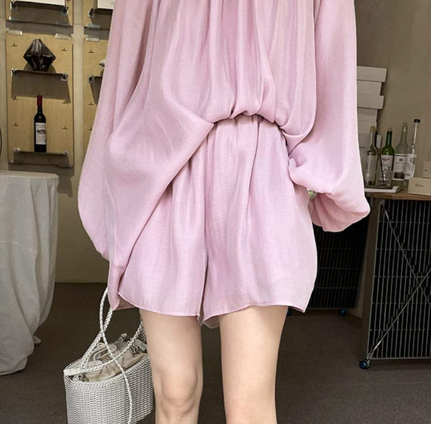 【動画あり】ショルダーカットシフォンフレアセットアップ　２色展開 - select store mirror me【動画あり】ショルダーカットシフォンフレアセットアップ　２色展開204748990mirror meselect store mirror me204748990ホワイトS