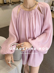 【動画あり】ショルダーカットシフォンフレアセットアップ　２色展開 - select store mirror me【動画あり】ショルダーカットシフォンフレアセットアップ　２色展開204748990mirror meselect store mirror me204748990ホワイトS