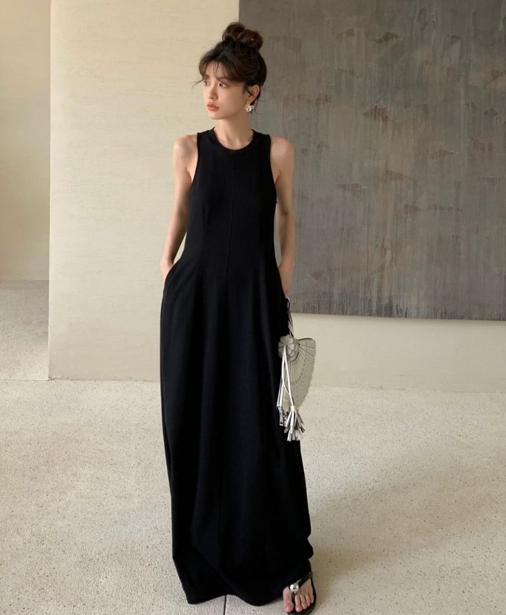 【大人気】ワッフルタンク美シルエットロングワンピース　２色展開 - select store mirror me【大人気】ワッフルタンク美シルエットロングワンピース　２色展開206553665mirror meselect store mirror me206553665ホワイトS
