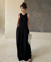 【大人気】ワッフルタンク美シルエットロングワンピース　２色展開 - select store mirror me【大人気】ワッフルタンク美シルエットロングワンピース　２色展開206553665mirror meselect store mirror me206553665ホワイトS