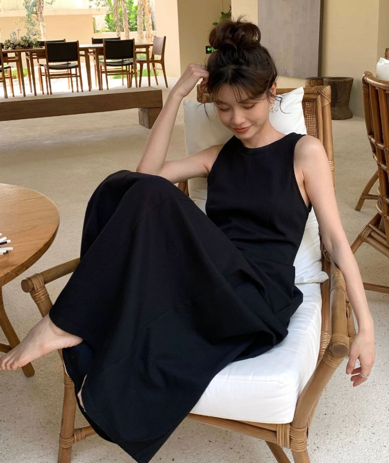 【大人気】ワッフルタンク美シルエットロングワンピース　２色展開 - select store mirror me【大人気】ワッフルタンク美シルエットロングワンピース　２色展開206553665mirror meselect store mirror me206553665ホワイトS