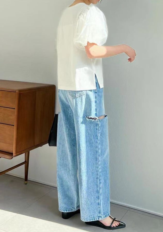【おすすめ】オーガンジーパフスリーブラウンドトップス　２色展開 - select store mirror me【おすすめ】オーガンジーパフスリーブラウンドトップス　２色展開207016104mirror meselect store mirror me207016104ホワイト