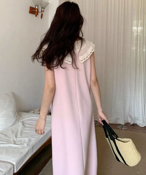 【動画あり】華奢ラウンドカラーストレートワンピース　２色展開 - select store mirror me【動画あり】華奢ラウンドカラーストレートワンピース　２色展開207086288mirror meselect store mirror me207086288ライトピンクS