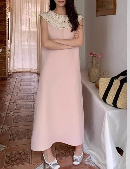 【動画あり】華奢ラウンドカラーストレートワンピース　２色展開 - select store mirror me【動画あり】華奢ラウンドカラーストレートワンピース　２色展開207086288mirror meselect store mirror me207086288ライトピンクS