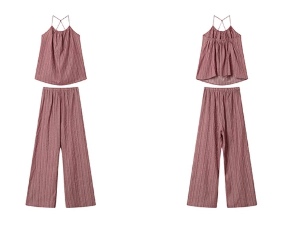 【動画あり】ストライプラインキャミセットアップ　２色展開 - select store mirror me【動画あり】ストライプラインキャミセットアップ　２色展開207088621mirror meselect store mirror me207088621ピンクS