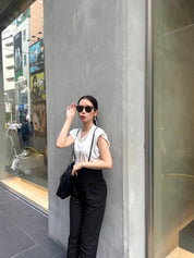 ＜インスタグラマー様ご愛用＞パールデザインショルダートップス　２色展開 - select store mirror me＜インスタグラマー様ご愛用＞パールデザインショルダートップス　２色展開208509724mirror meselect store mirror me208509724ホワイトS