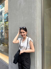 ＜インスタグラマー様ご愛用＞パールデザインショルダートップス　２色展開 - select store mirror me＜インスタグラマー様ご愛用＞パールデザインショルダートップス　２色展開208509724mirror meselect store mirror me208509724ホワイトS