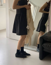シンプルフレアミニワンピース　２色展開 - select store mirror meシンプルフレアミニワンピース　２色展開209191683mirror meselect store mirror me209191683ホワイト