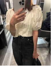 ＜インスタグラマー様ご愛用＞クシュカールナチュラルトップス　２色展開 - select store mirror me＜インスタグラマー様ご愛用＞クシュカールナチュラルトップス　２色展開209194899mirror meselect store mirror me209194899ホワイトS