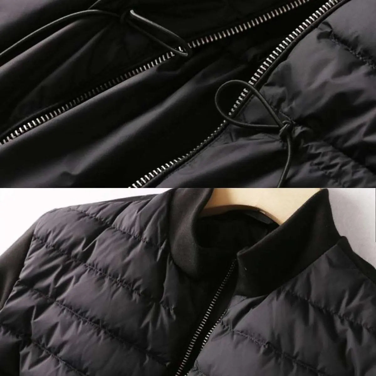 ＜インスタグラマー様ご愛用＞＜即納在庫あり＞待望の再入荷【動画あり】【高品質】ホワイトダックダウンぺプラム切り替えダウンジャケット　２色展開 mirror me