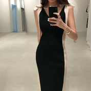 ＜インスタグラマー様ご愛用＞【動画あり】バイカラーショルダーリボンスリットリブニットワンピース　２色展開 - select store mirror me＜インスタグラマー様ご愛用＞【動画あり】バイカラーショルダーリボンスリットリブニットワンピース　２色展開68654283mirror meselect store mirror me68654283ベージュ
