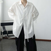 【サイズ展開豊富】アシンメトリーデザイン華奢リボンユニークシャツ　２色展開 - select store mirror me【サイズ展開豊富】アシンメトリーデザイン華奢リボンユニークシャツ　２色展開91329790mirror meselect store mirror me91329790ホワイト S