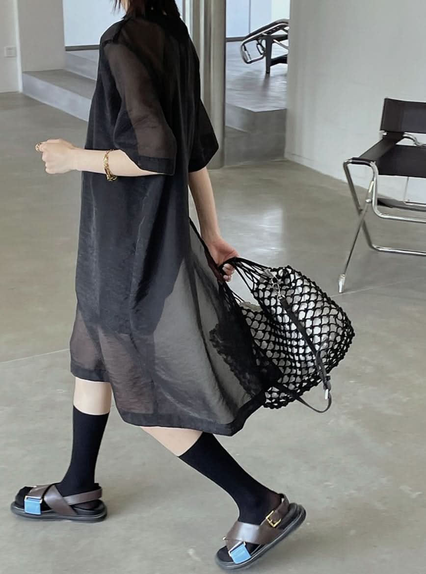 シースルートップス＆ショートトップス２点セット　４色展開 - select store mirror meシースルートップス＆ショートトップス２点セット　４色展開176255290mirror meselect store mirror me176255290ホワイト