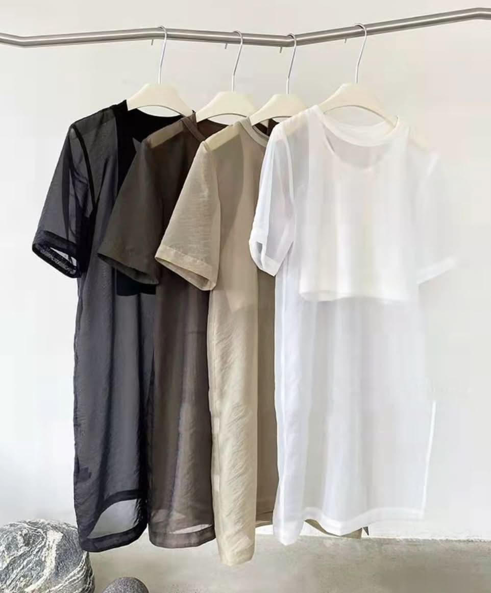 シースルートップス＆ショートトップス２点セット　４色展開 - select store mirror meシースルートップス＆ショートトップス２点セット　４色展開176255290mirror meselect store mirror me176255290ホワイト