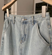 バックスリットデニムカットフリンジスカート - select store mirror meバックスリットデニムカットフリンジスカート201813925mirror meselect store mirror me201813925S